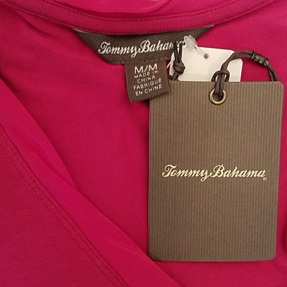 Tommy Bahama hot pink maxi size Med. - Picture 4 of 5